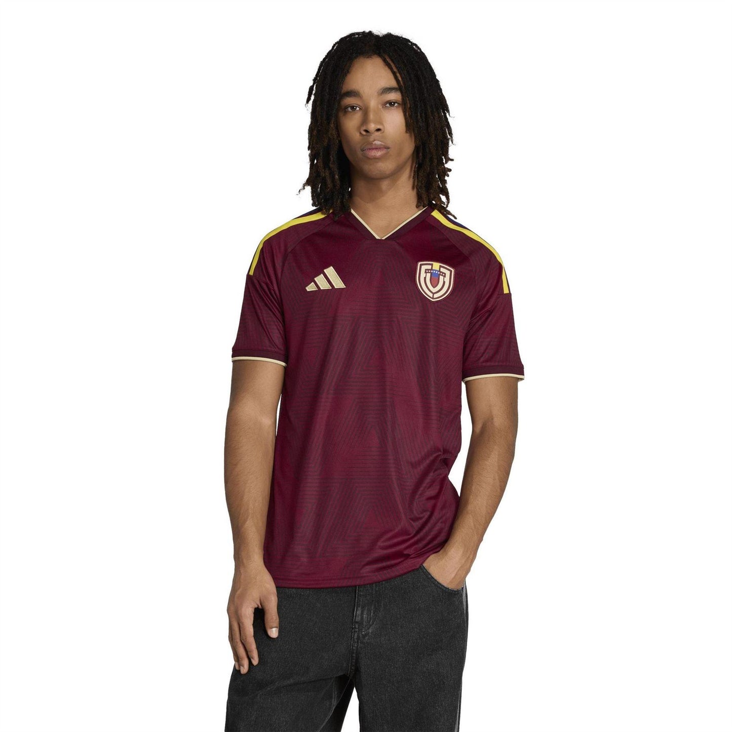 Red-White - Lifestyle - Adidas Mens World Cup 2026 Venezuela FA Home Shirt