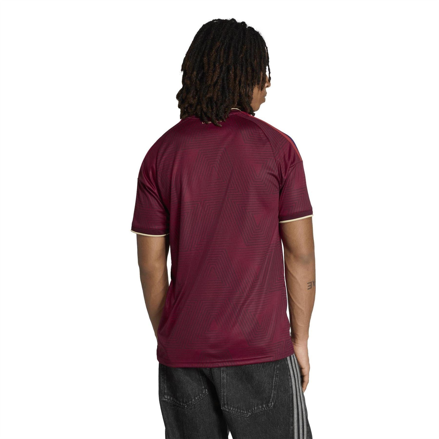 Red-White - Pack Shot - Adidas Mens World Cup 2026 Venezuela FA Home Shirt