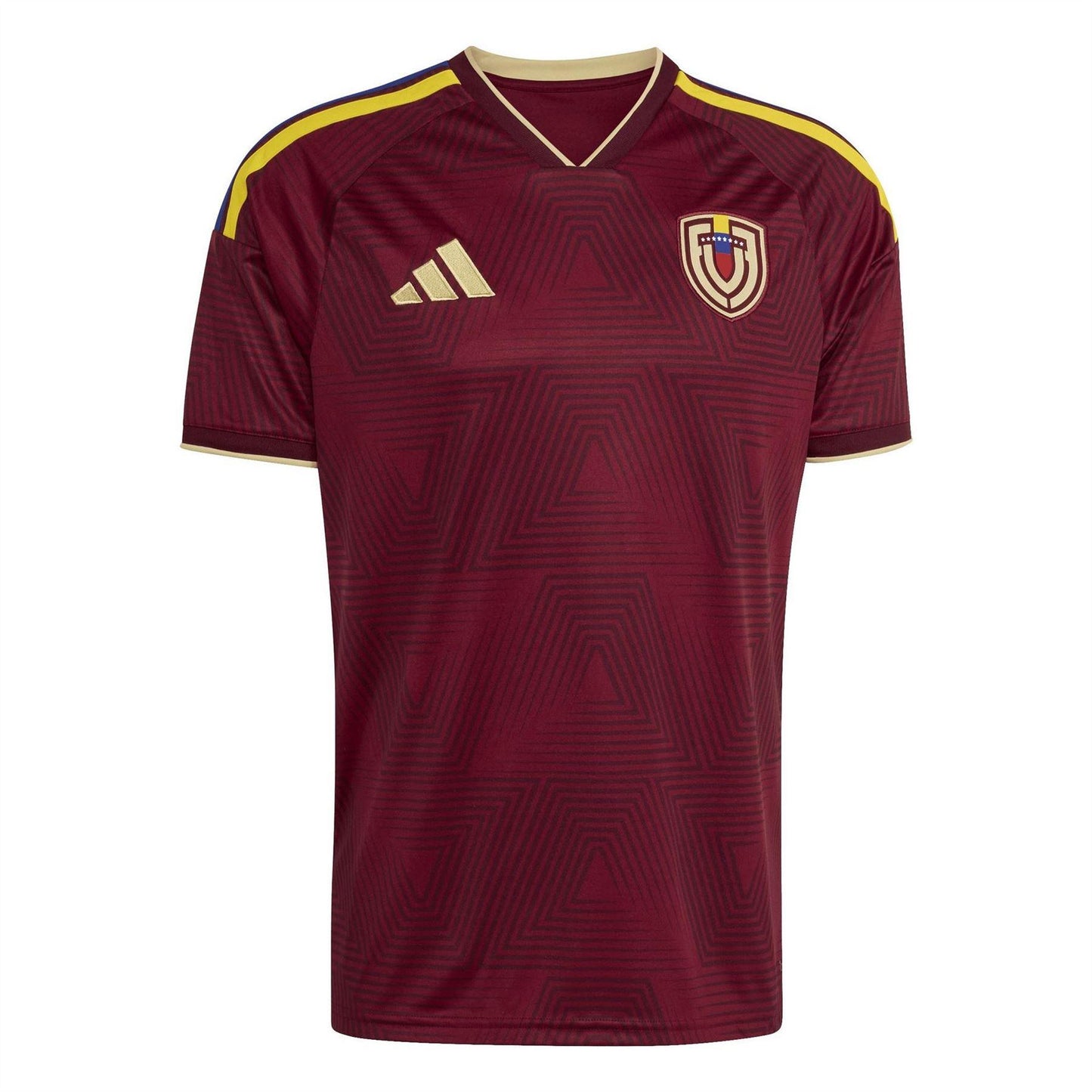 Red-White - Front - Adidas Mens World Cup 2026 Venezuela FA Home Shirt