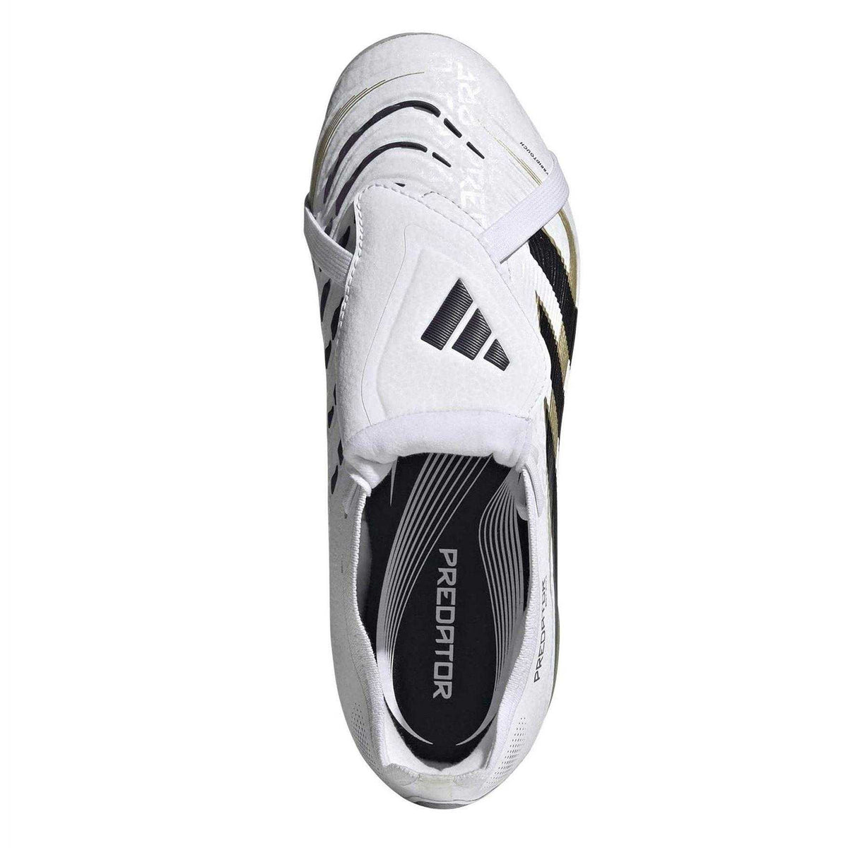 White - Lifestyle - Adidas Childrens-Kids Predator Elite Lace Up Football Boots