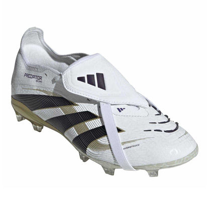 White - Pack Shot - Adidas Childrens-Kids Predator Elite Lace Up Football Boots
