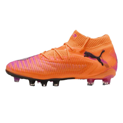 Orange-Pink - Side - Puma Unisex Adult Future 8 Ultimate Gradient Firm Ground Football Boots