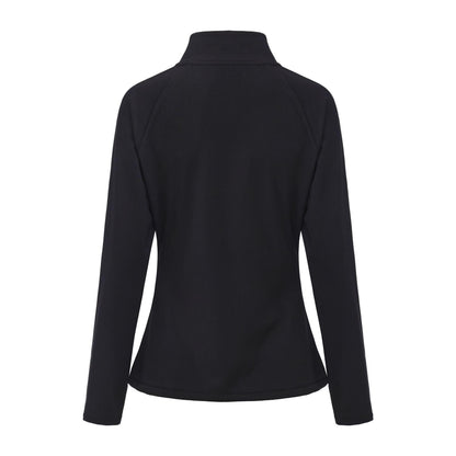 Black - Back - LA Gear Womens-Ladies Essential Fitted Raglan Jacket