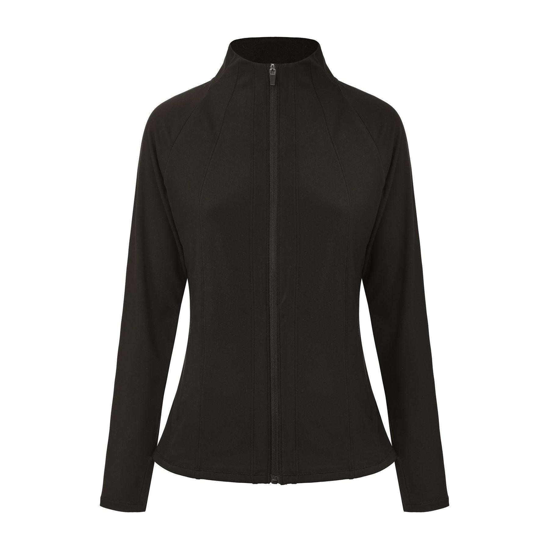 Brown - Front - LA Gear Womens-Ladies Essential Fitted Raglan Jacket