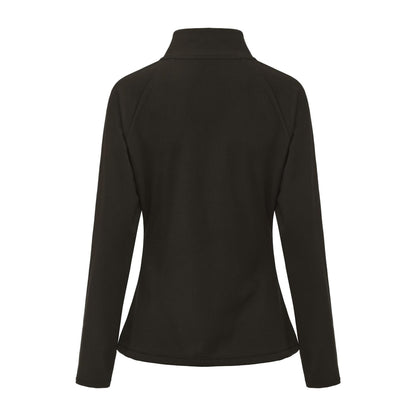Brown - Back - LA Gear Womens-Ladies Essential Fitted Raglan Jacket