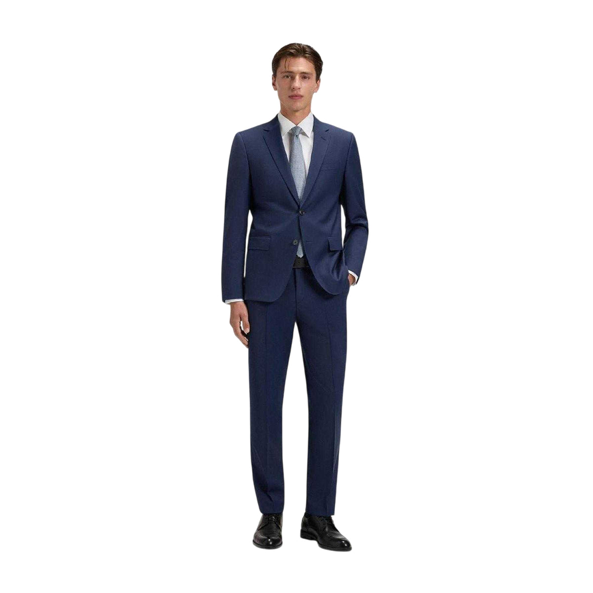 Blue - Lifestyle - Boss Mens H-Huge Slim Suit Jacket