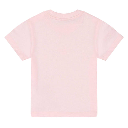 Pink - Back - Moschino Baby T-Shirt & Shorts Set