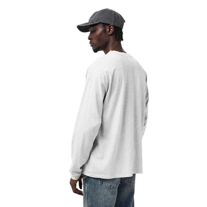 Ice Grey Marl - Lifestyle - Represent Mens Regular Long-Sleeved T-Shirt