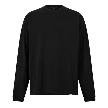 Black - Front - Represent Mens Regular Long-Sleeved T-Shirt