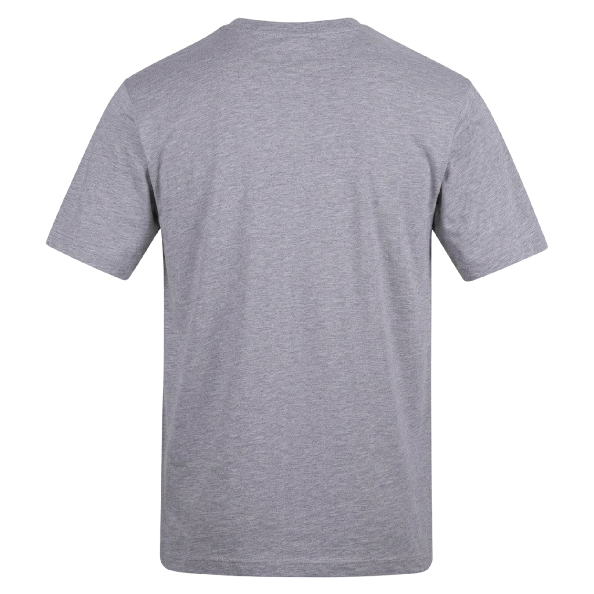 Grey - Back - Lonsdale Mens Union Jack T-Shirt