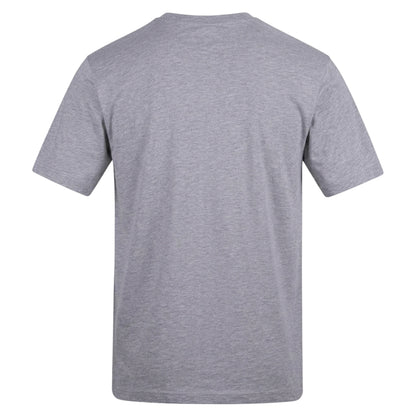 Grey - Back - Lonsdale Mens Union Jack T-Shirt