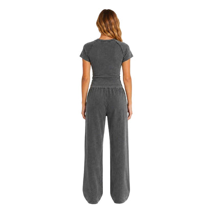 Charcoal - Back - The North Face Womens-Ladies T-Shirt