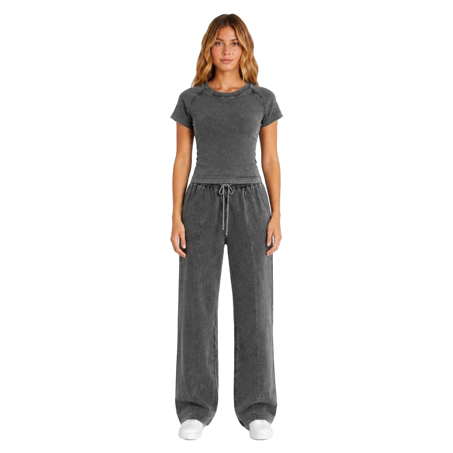 Charcoal - Front - The North Face Womens-Ladies T-Shirt