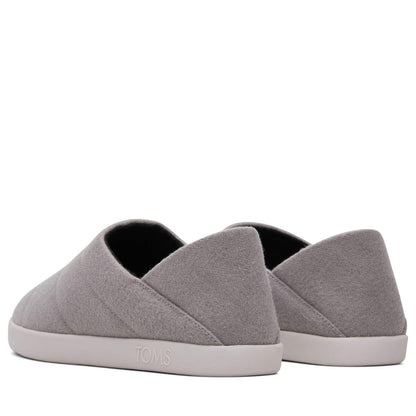 Grey - Side - Toms Unisex Adult Ezra Slippers