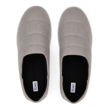 Grey - Close up - Toms Unisex Adult Ezra Slippers