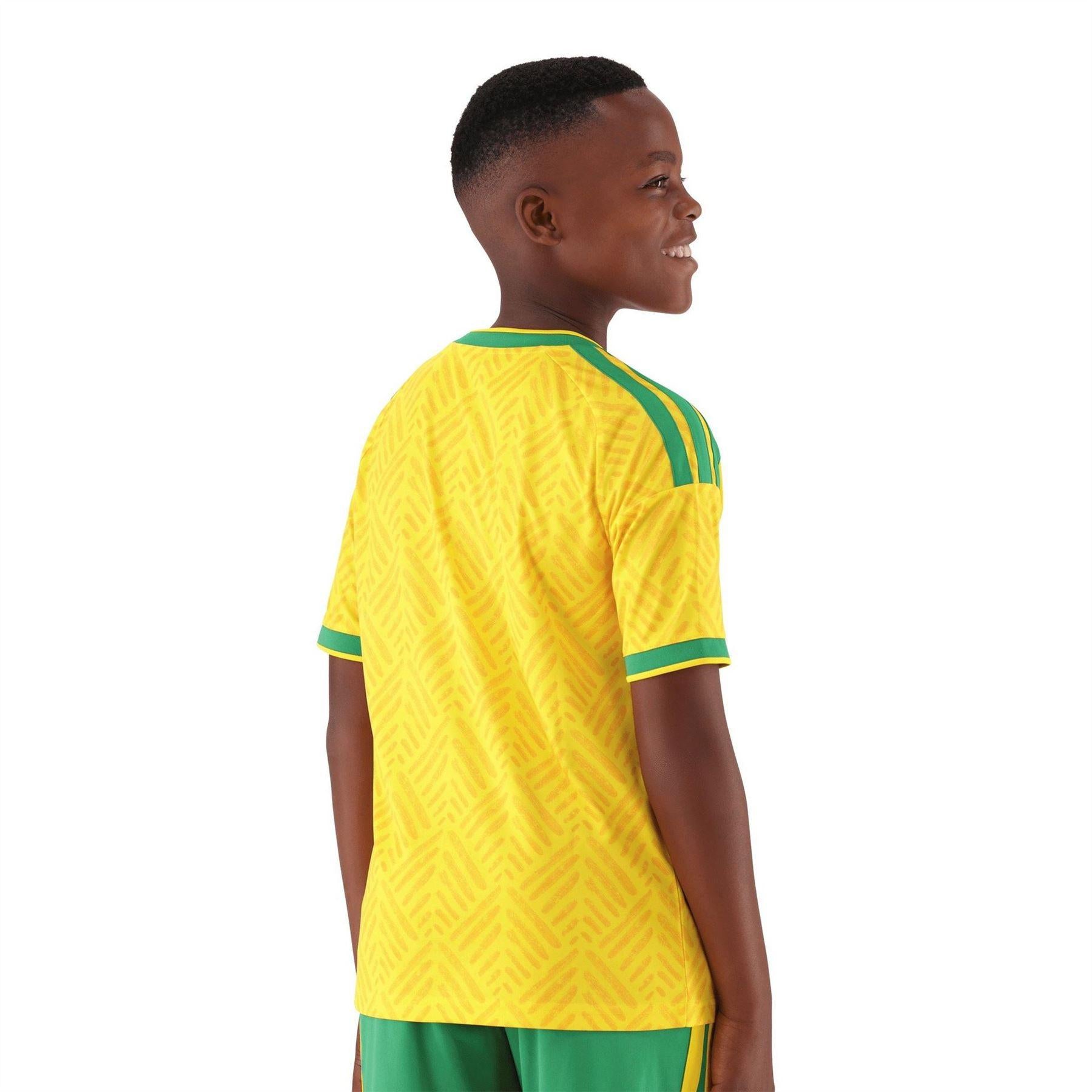 Yellow-Green - Lifestyle - Adidas Childrens-Kids World Cup 2026 South Africa Home Shirt