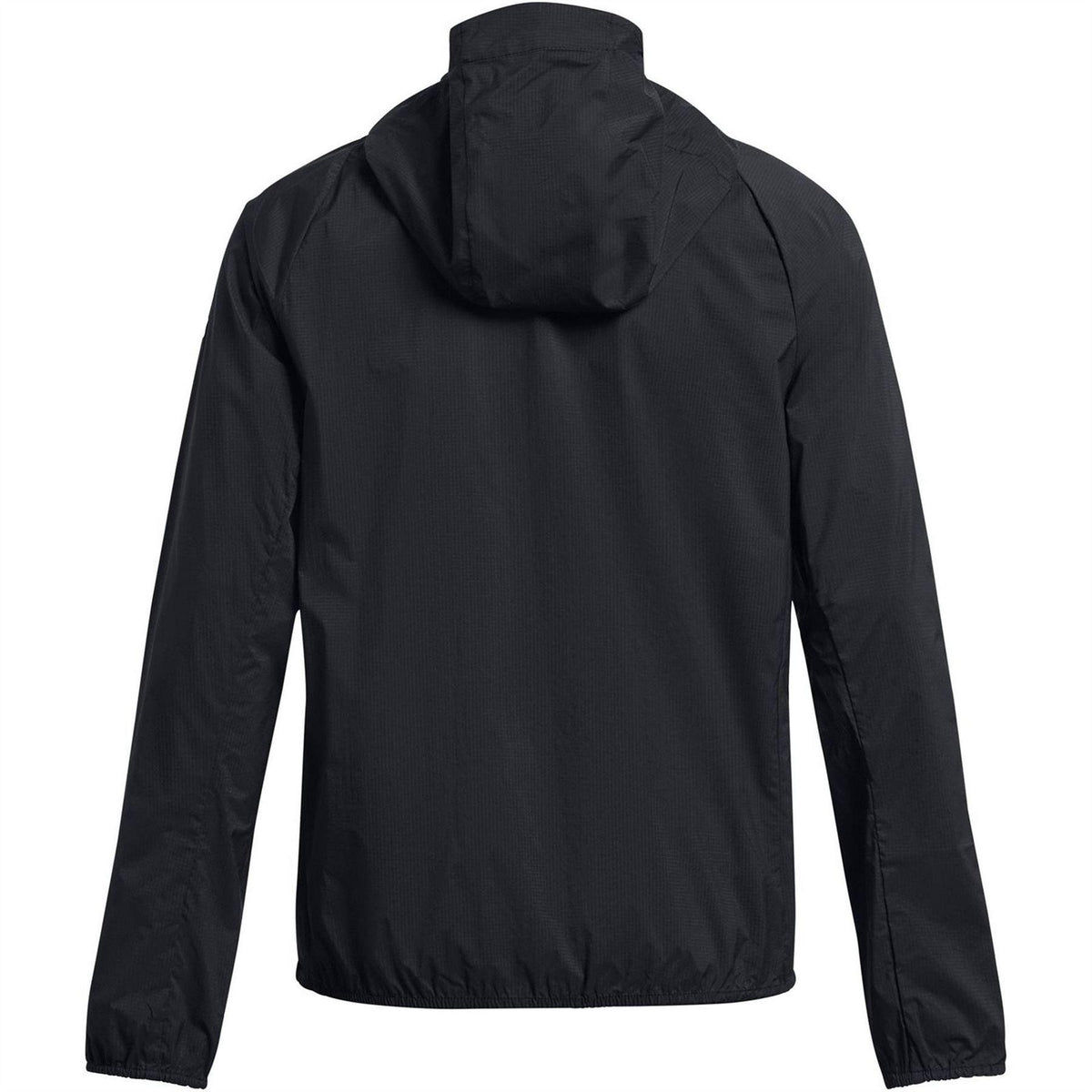 Black - Back - Under Armour Mens Launch Hooded Jacket