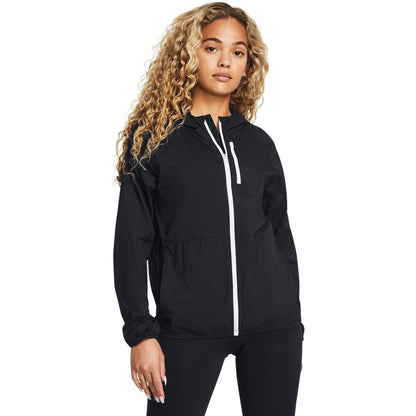 Black - Lifestyle - Under Armour Mens Launch Hooded Jacket