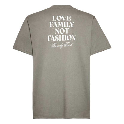 Light Green - Back - Family First Mens Back Print Logo T-Shirt