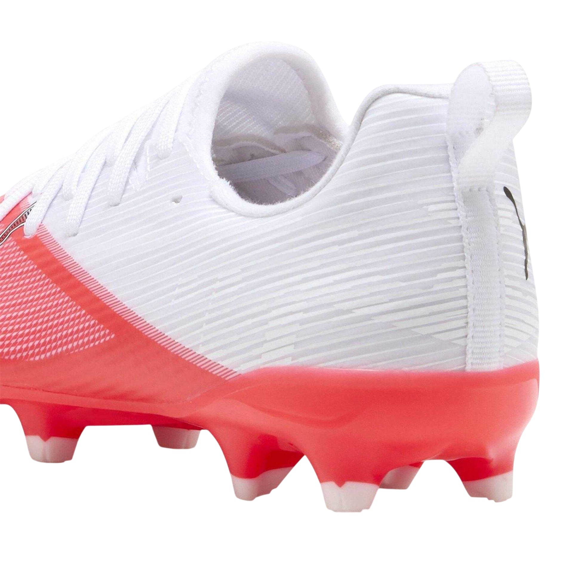 White-Red - Back - Puma Childrens-Kids Ultra 7.3 Firm Ground Football Boots