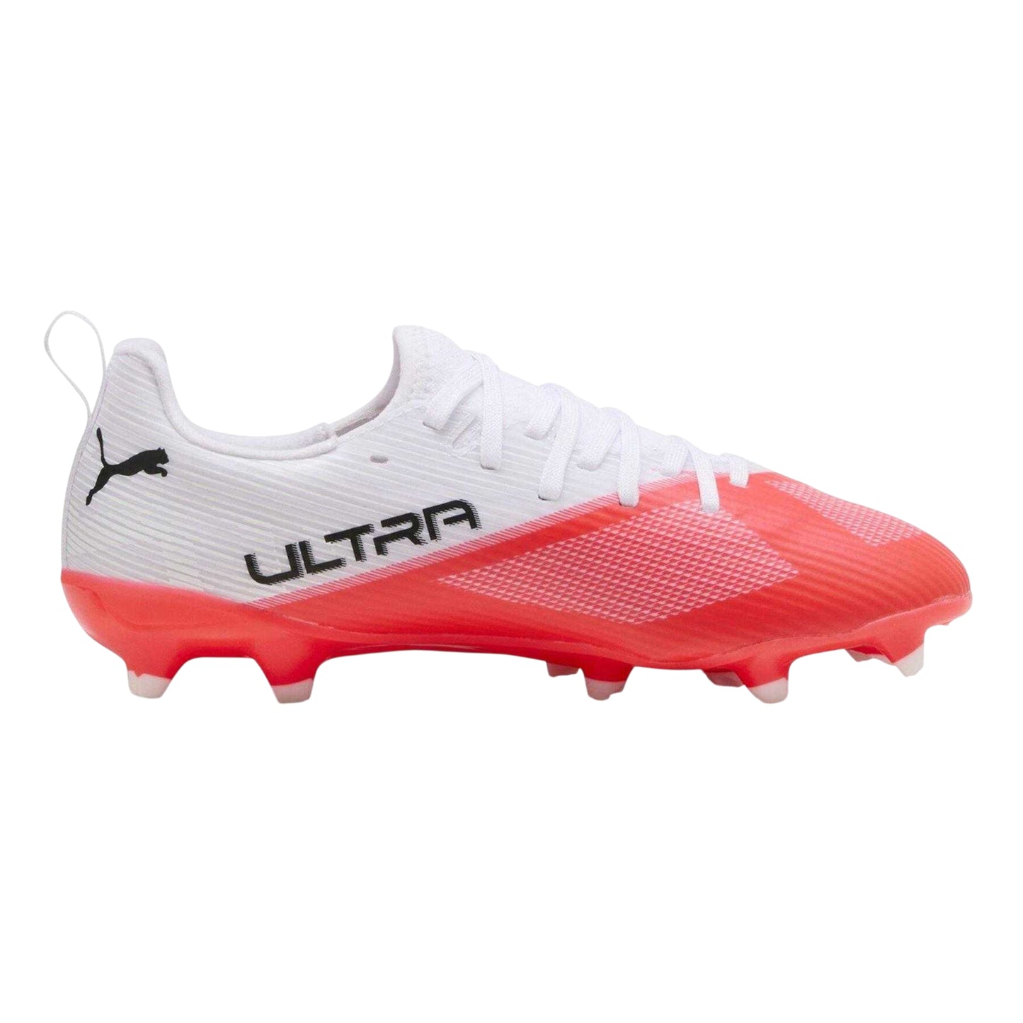 White-Red - Front - Puma Childrens-Kids Ultra 7.3 Firm Ground Football Boots