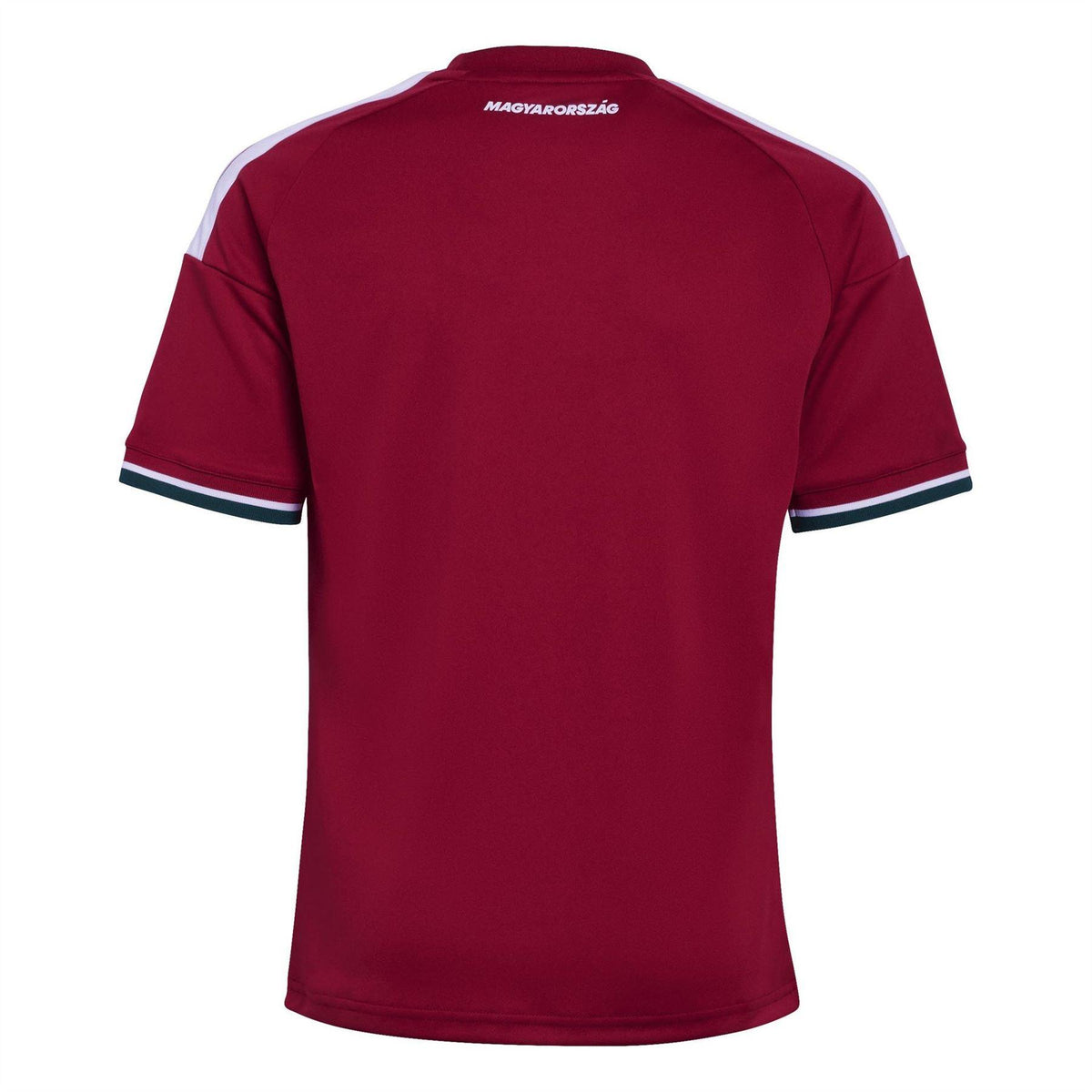 Red-White - Back - Adidas Childrens-Kids World Cup 2026 Hungary Home Shirt