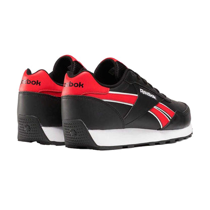 Black-White-Red - Back - Reebok Unisex Adult Rewind Run Trainers