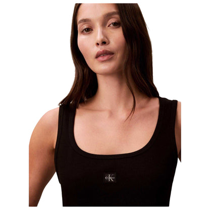 Black - Back - Calvin Klein Womens-Ladies Tailored Mini Dress