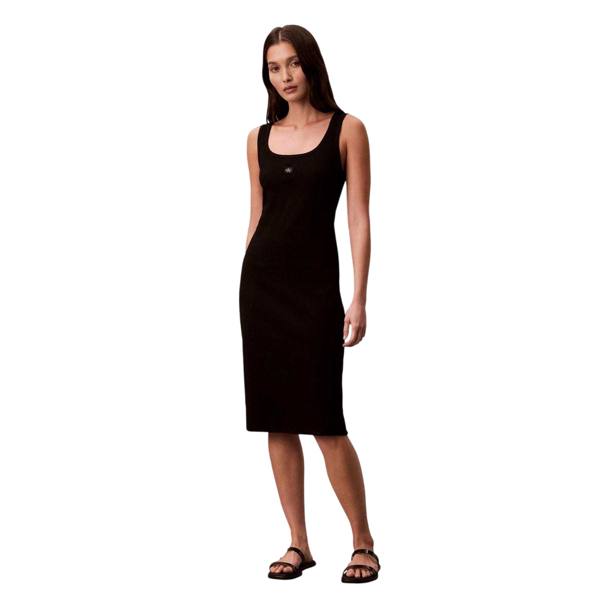 Black - Lifestyle - Calvin Klein Womens-Ladies Tailored Mini Dress