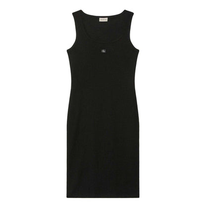 Black - Front - Calvin Klein Womens-Ladies Tailored Mini Dress