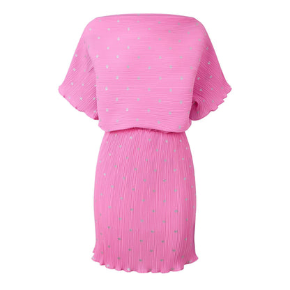 Pink - Front - Never Fully Dressed Womens-Ladies Tilly Mini Dress