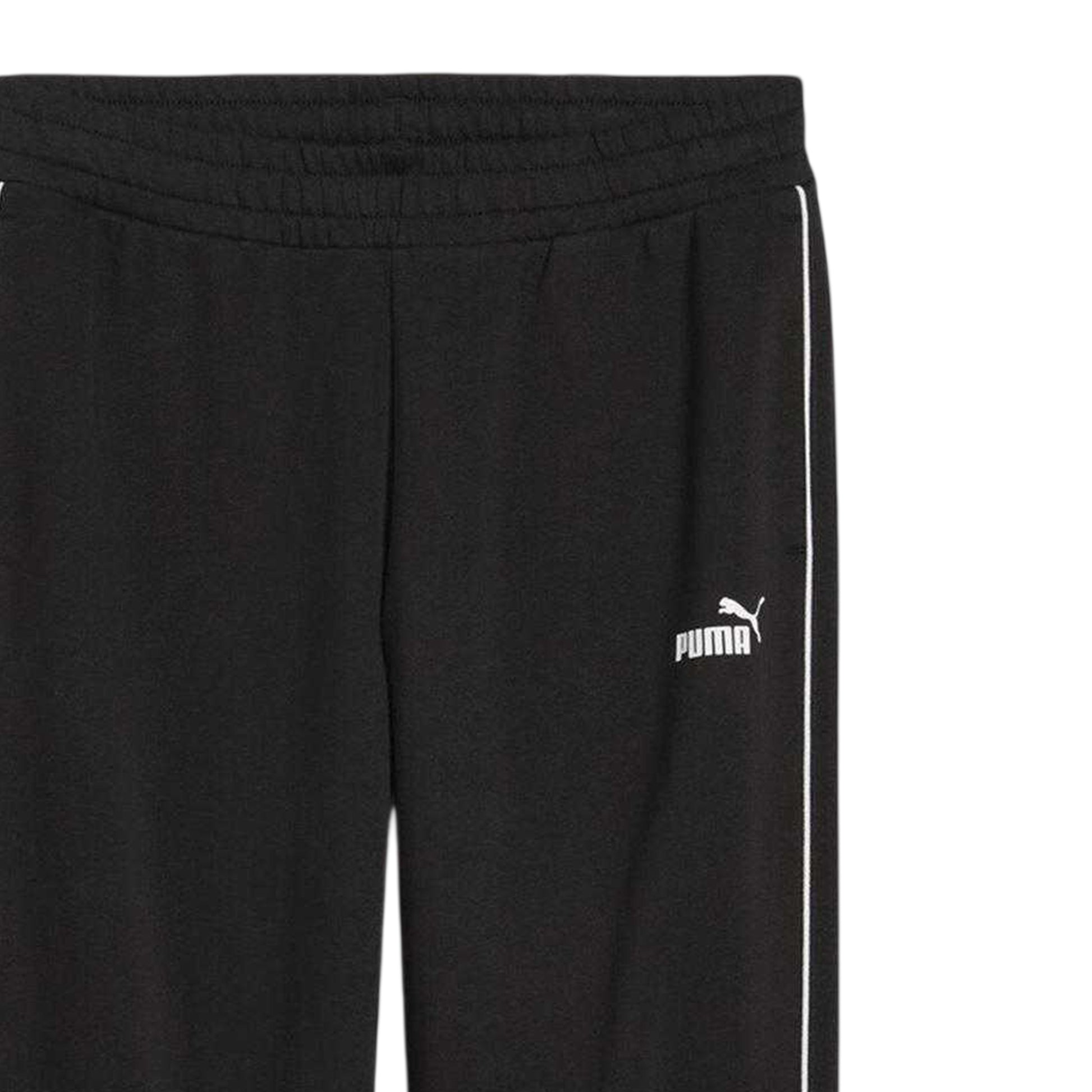 Puma Black - Side - Puma Womens-Ladies Sport Regular Joggers