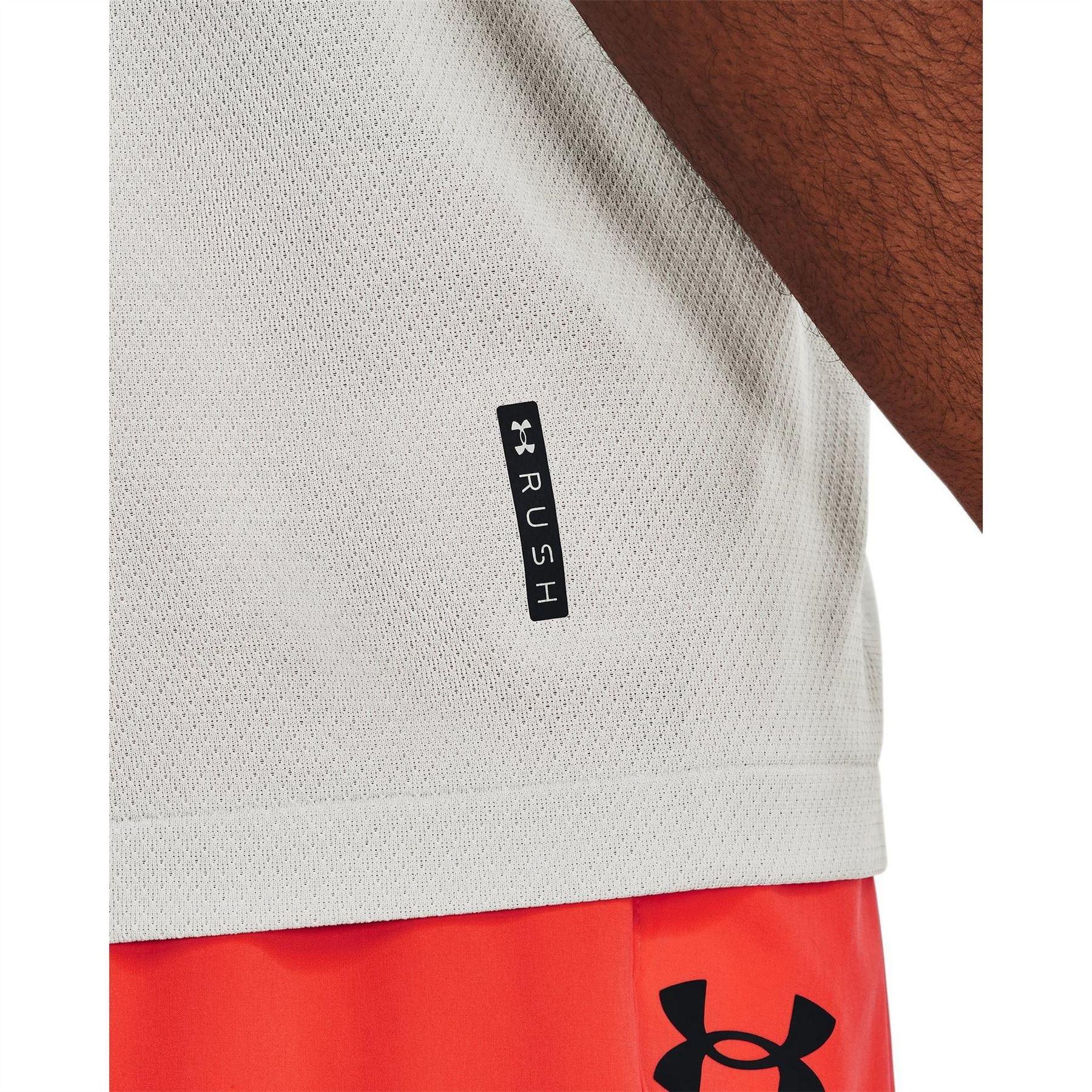 White - Side - Under Armour Mens Vanish Elite Seamless T-Shirt