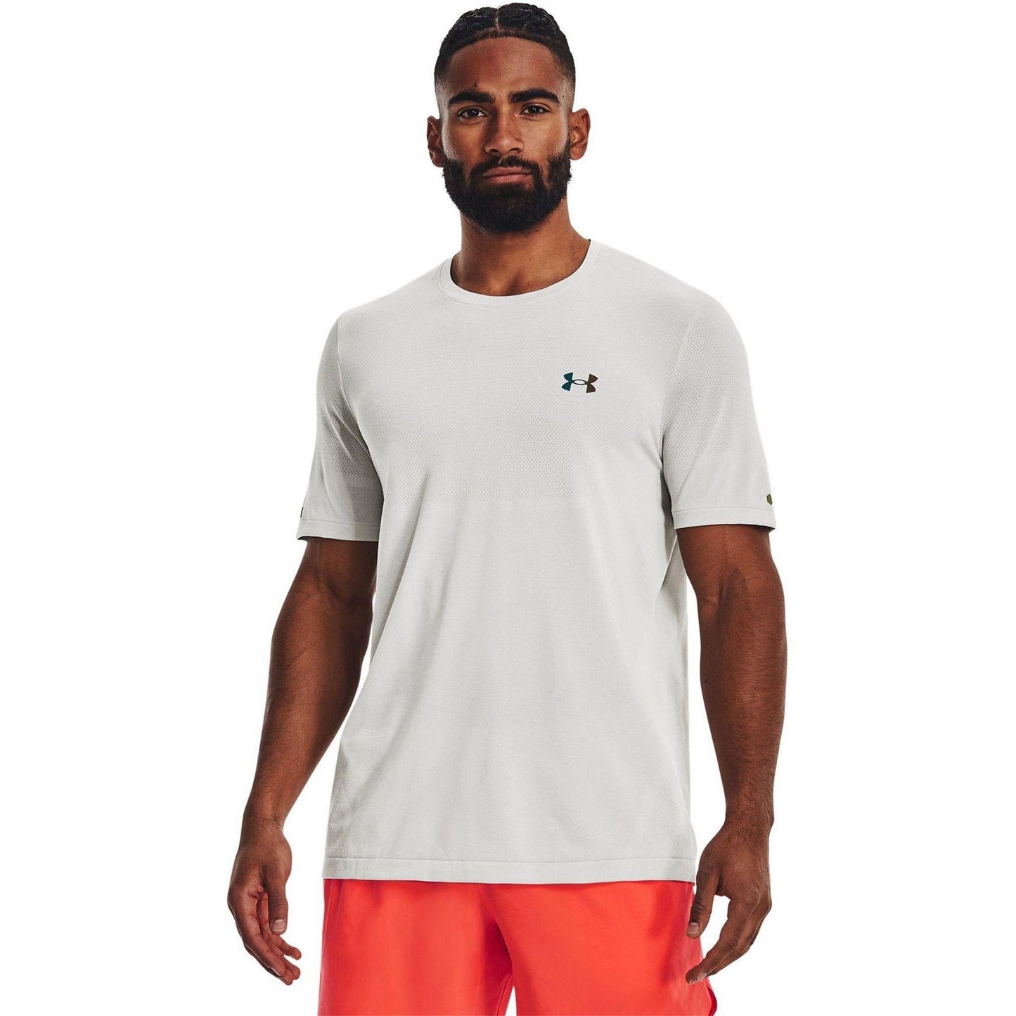 White - Lifestyle - Under Armour Mens Vanish Elite Seamless T-Shirt