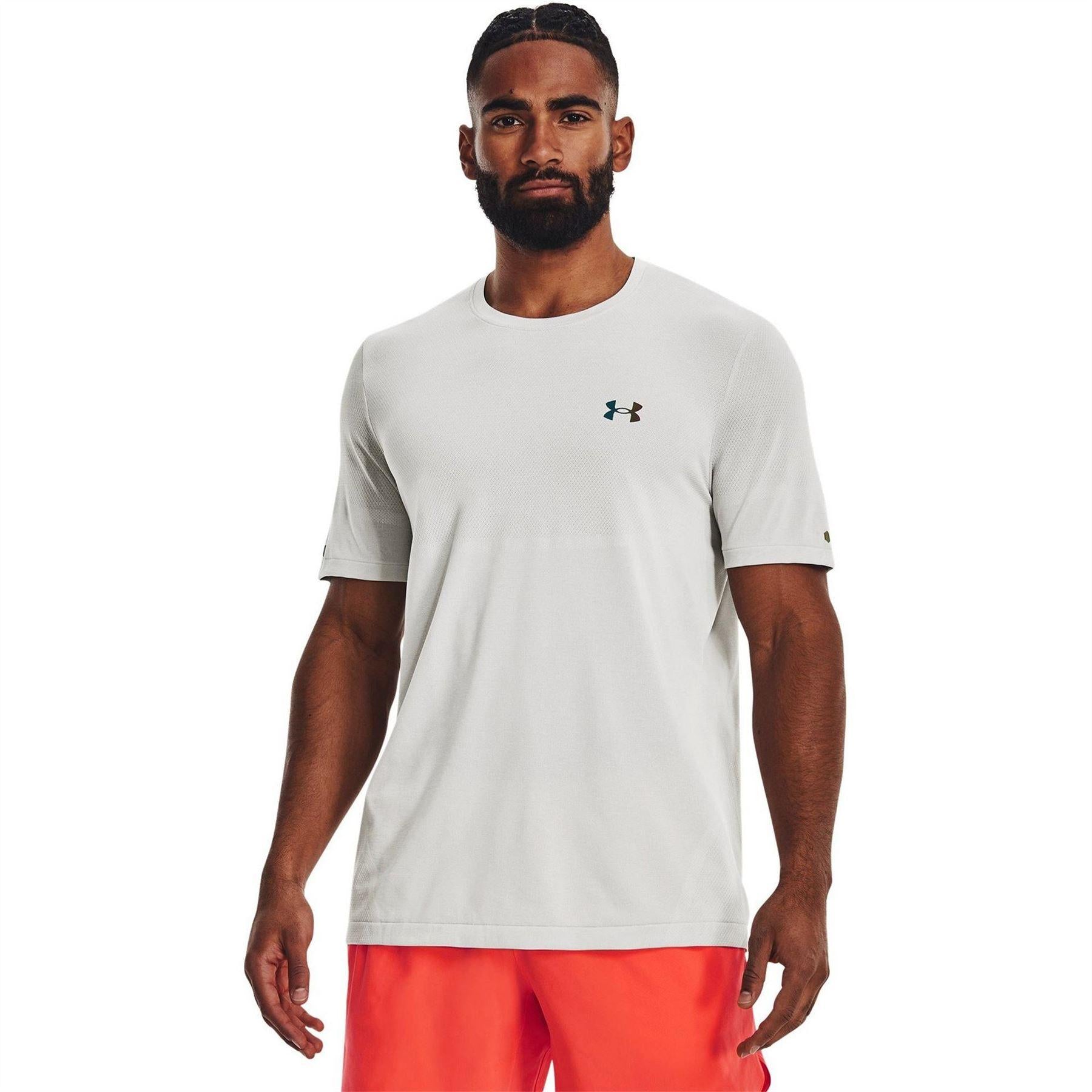 White - Lifestyle - Under Armour Mens Vanish Elite Seamless T-Shirt