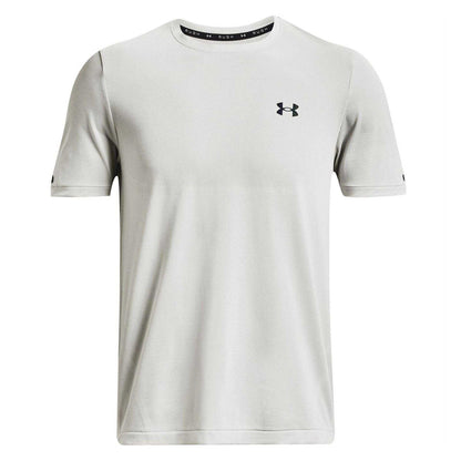 White - Front - Under Armour Mens Vanish Elite Seamless T-Shirt