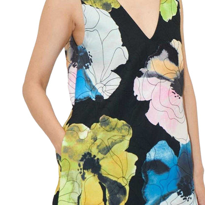 Multicoloured - Side - Stine Goya Womens-Ladies Floral Sleeveless Mini Dress