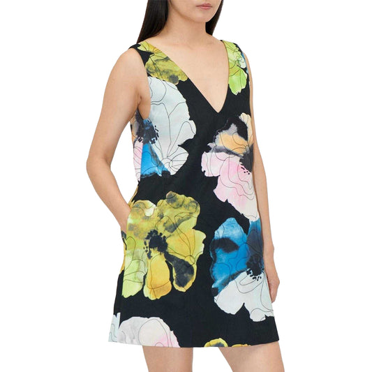 Multicoloured - Front - Stine Goya Womens-Ladies Floral Sleeveless Mini Dress