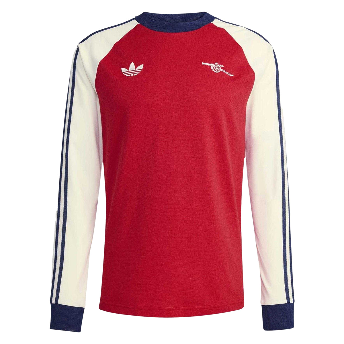 Claret Red-White - Front - Adidas Mens OG Arsenal FC T-Shirt