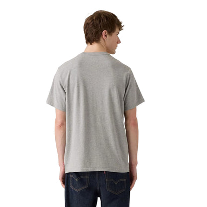 Heather Grey - Back - Levis Mens Relaxed Fit T-Shirt