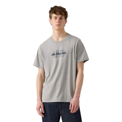 Heather Grey - Lifestyle - Levis Mens Relaxed Fit T-Shirt