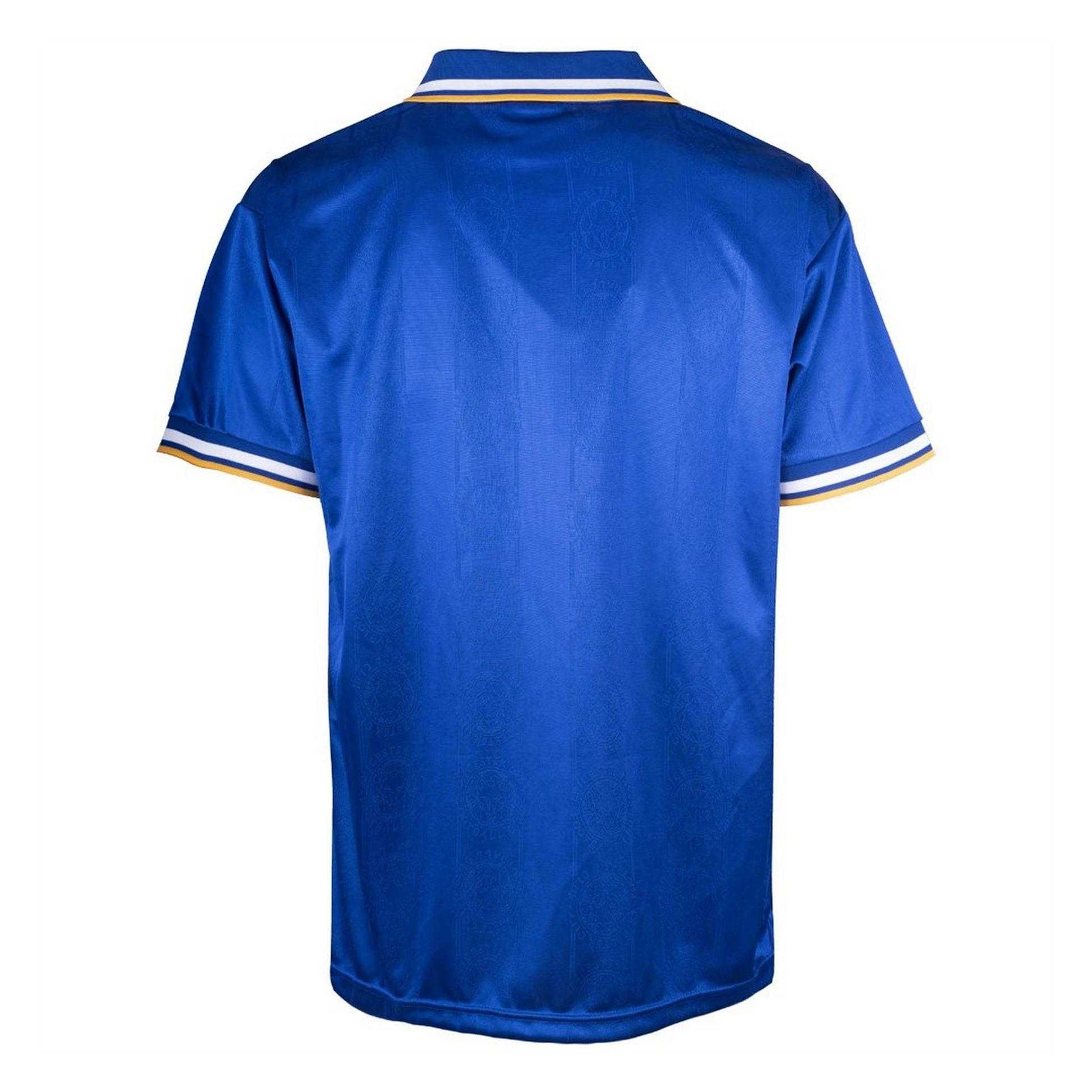 Blue-White - Back - Score Draw Mens Leicester City 95 Football Jersey