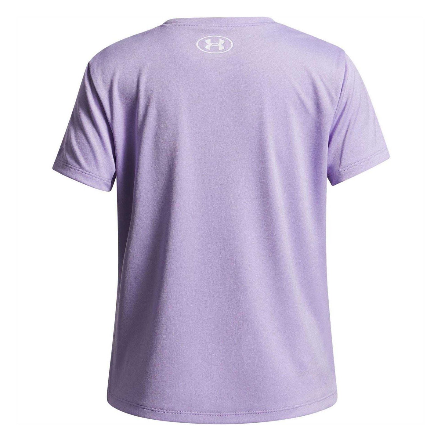 Purple - Back - Under Armour Childrens-Kids Tech Wordmark Performance T-Shirt