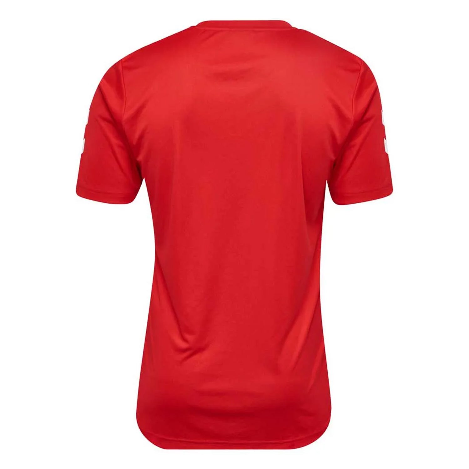 Red - Back - Hummel Mens Core Hybrid T-Shirt