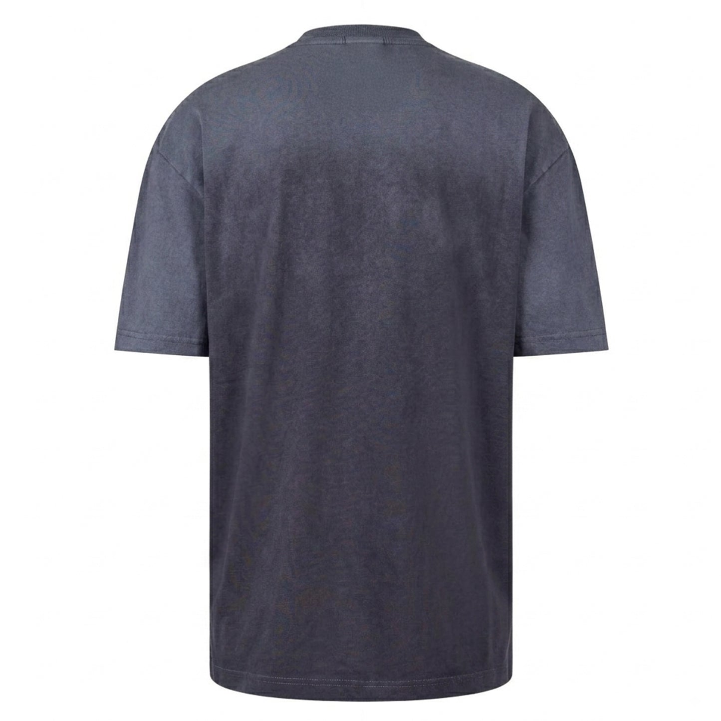 Thunder Grey - Back - Blank Essentials Mens Washed Oversized T-Shirt
