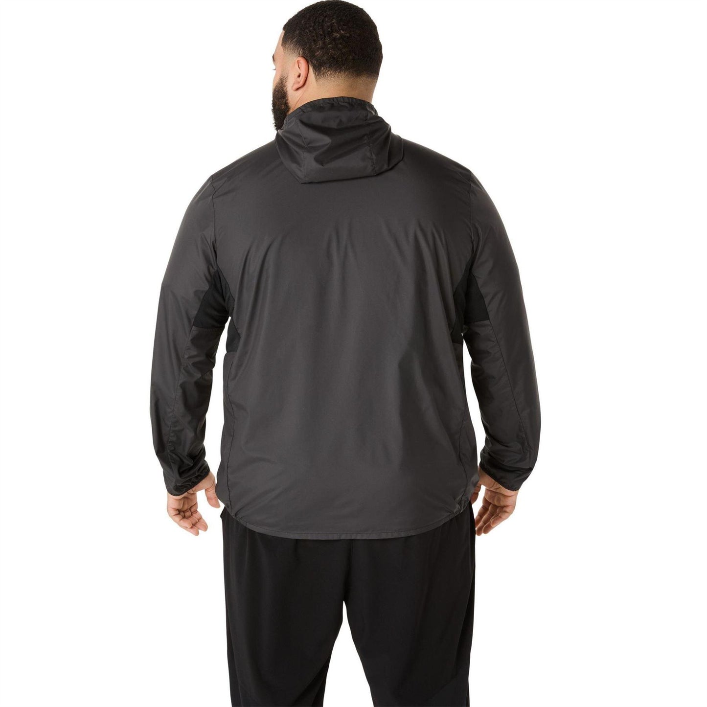 Black - Back - Asics Mens Performance Lightweight Athletic Jacket