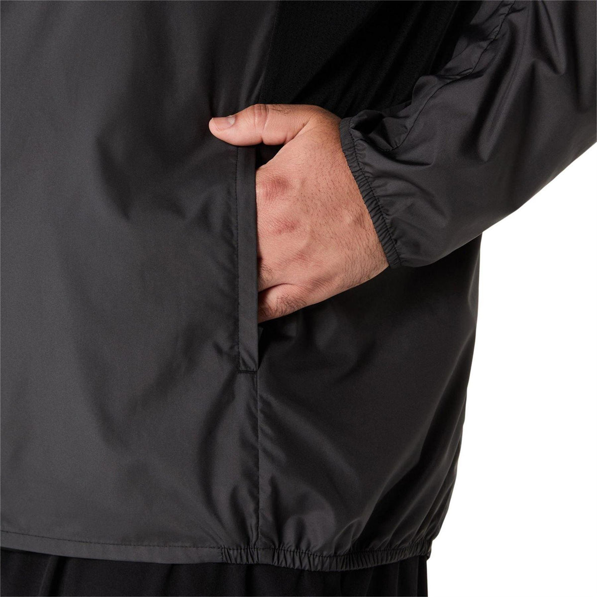 Black - Lifestyle - Asics Mens Performance Lightweight Athletic Jacket