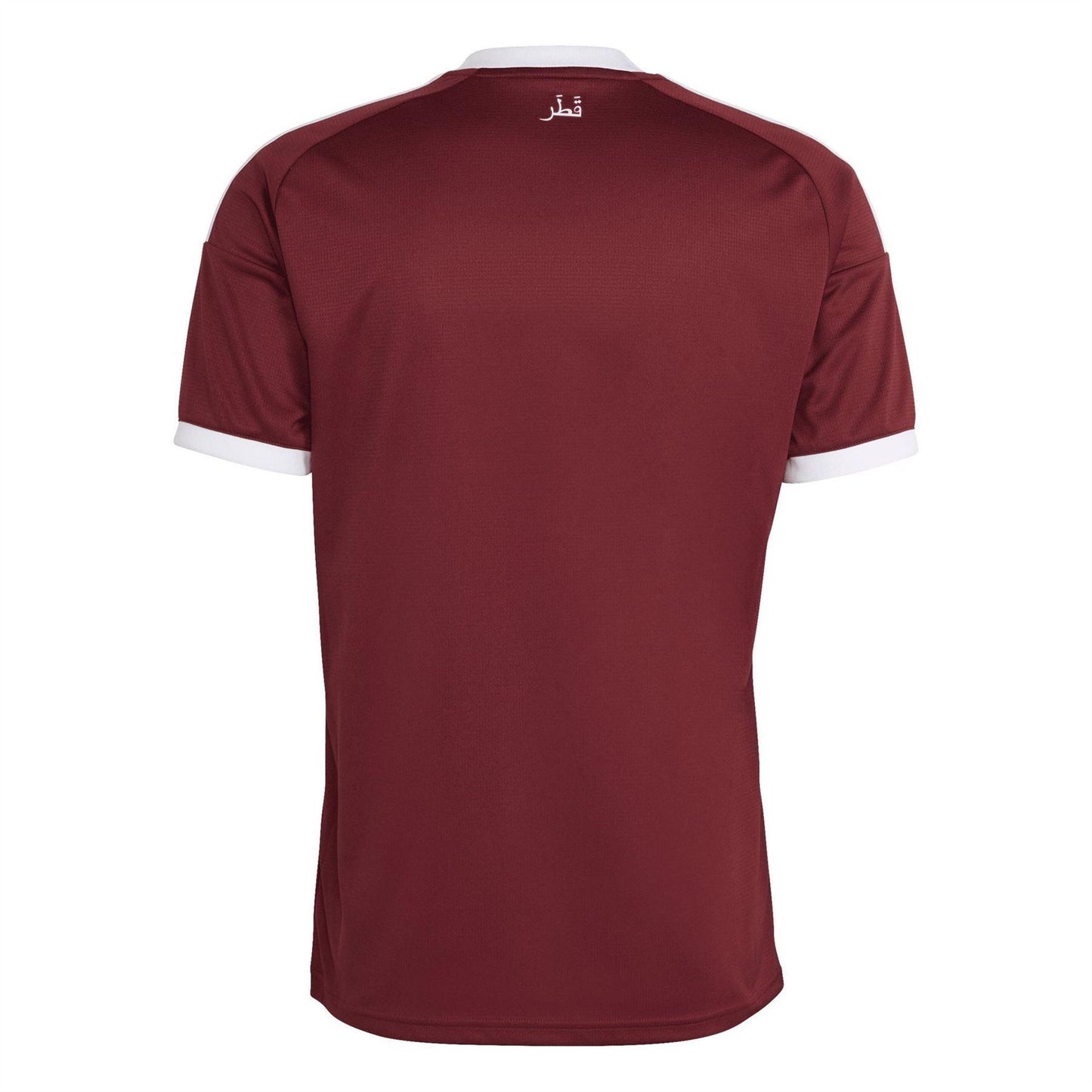Maroon-White - Back - Adidas Mens 2026 Qatar FA Home Jersey