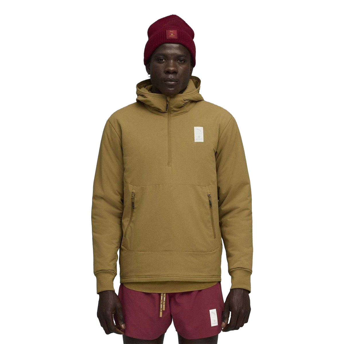 Honey-Butter - Lifestyle - Puma Mens Saysky Performance Running Anorak