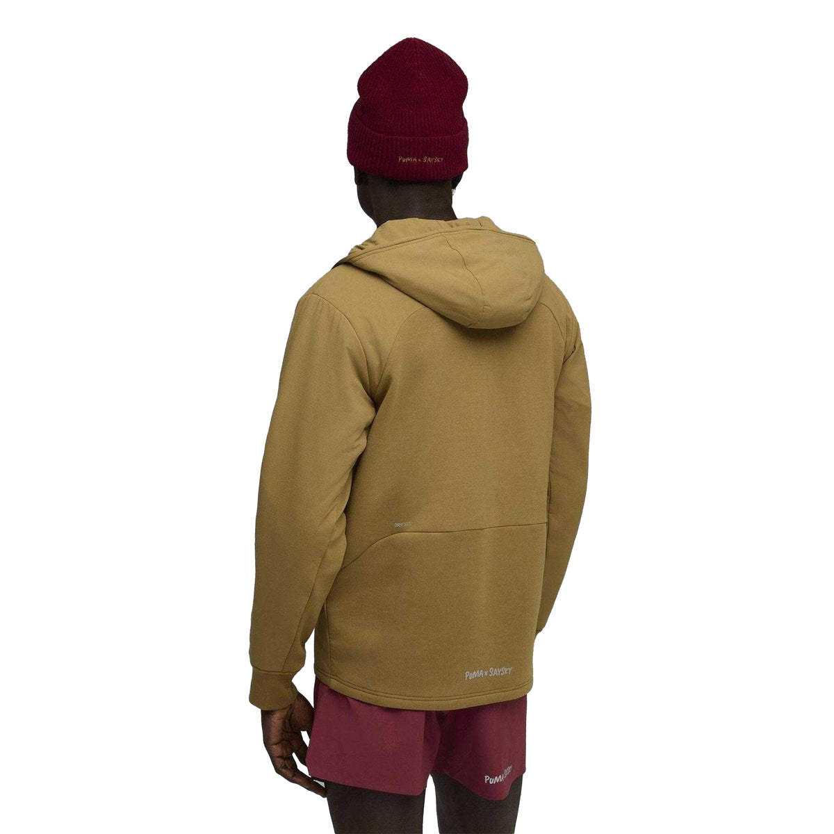 Honey-Butter - Pack Shot - Puma Mens Saysky Performance Running Anorak